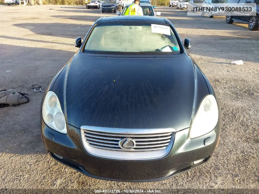 JTHFN48Y930048533 2003 Lexus Sc 430