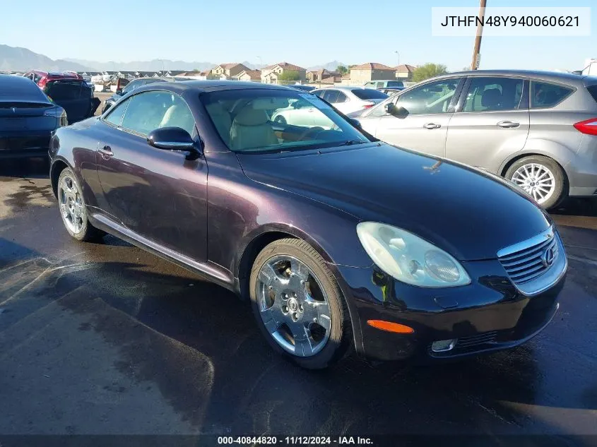 JTHFN48Y940060621 2004 Lexus Sc 430 Base (A5)