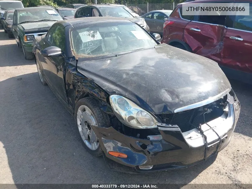 2005 Lexus Sc 430 VIN: JTHFN48Y050068866 Lot: 40333779