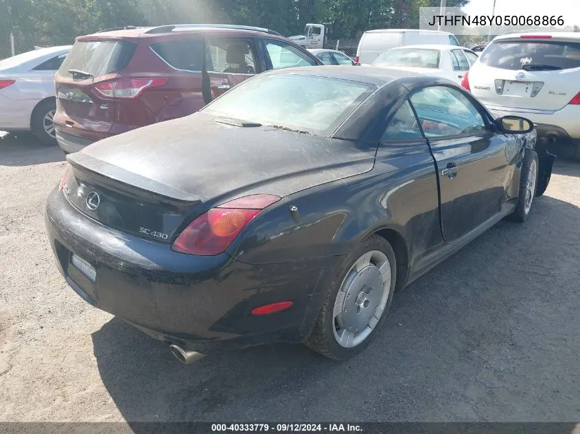 JTHFN48Y050068866 2005 Lexus Sc 430