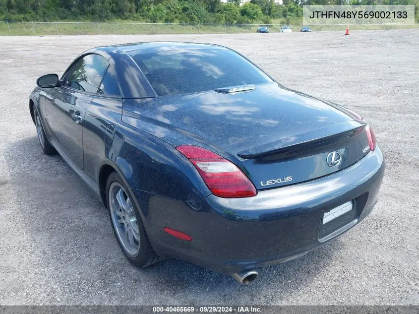 2006 Lexus Sc 430 VIN: JTHFN48Y569002133 Lot: 40465669