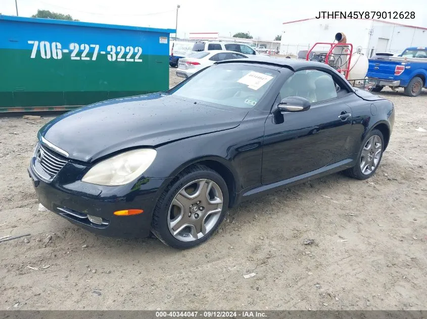 2007 Lexus Sc 430 VIN: JTHFN45Y879012628 Lot: 40344047