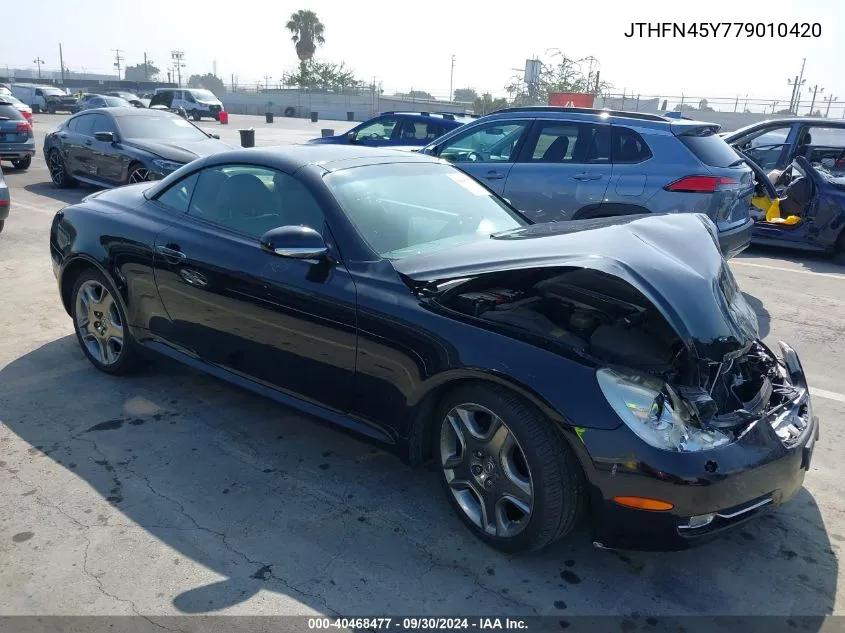 2007 Lexus Sc 430 VIN: JTHFN45Y779010420 Lot: 40468477