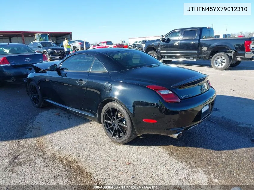 2007 Lexus Sc 430 VIN: JTHFN45YX79012310 Lot: 40830468