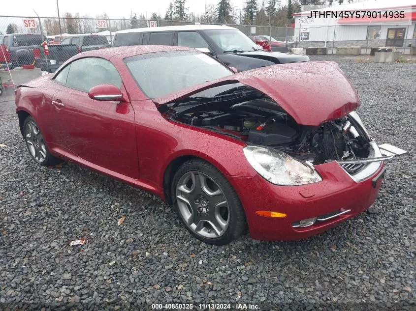 2007 Lexus Sc 430 VIN: JTHFN45Y579014935 Lot: 40850325