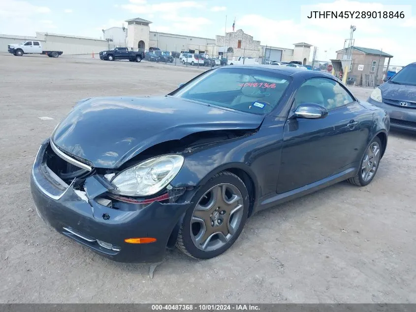 2008 Lexus Sc 430 VIN: JTHFN45Y289018846 Lot: 40487368