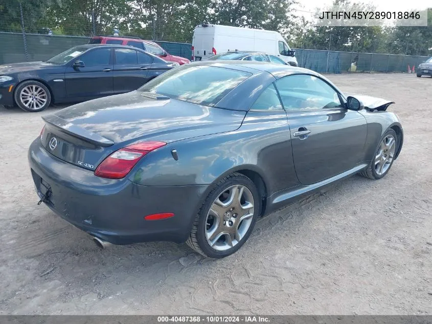 JTHFN45Y289018846 2008 Lexus Sc 430