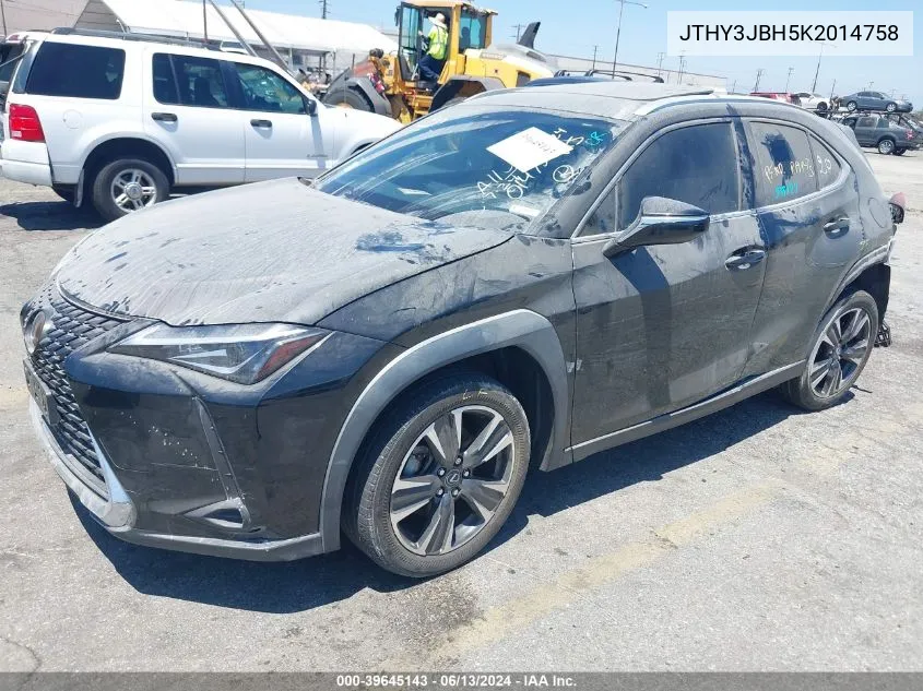 JTHY3JBH5K2014758 2019 Lexus Ux 200