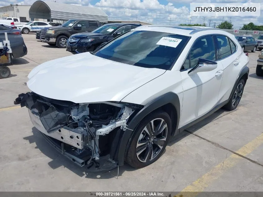 JTHY3JBH1K2016460 2019 Lexus Ux 200