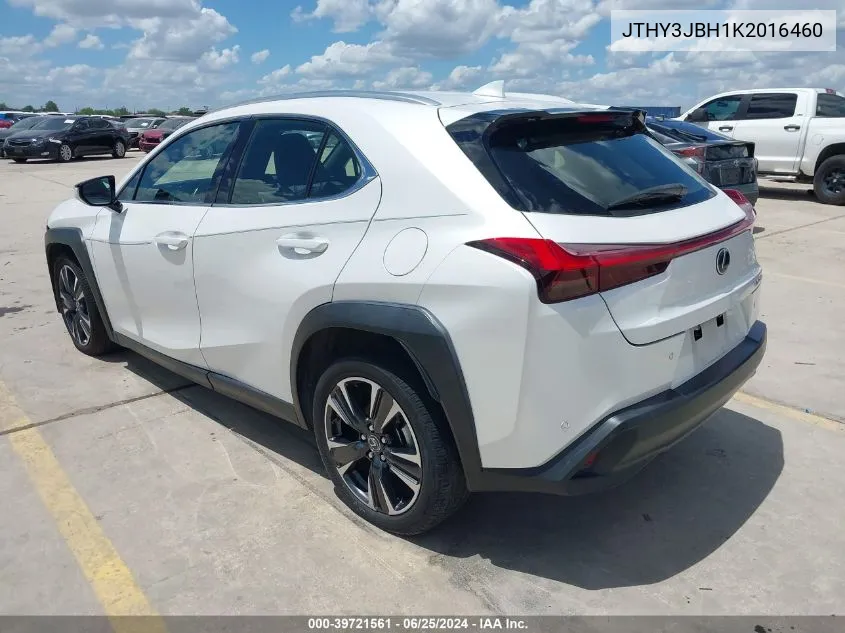 2019 Lexus Ux 200 VIN: JTHY3JBH1K2016460 Lot: 39721561