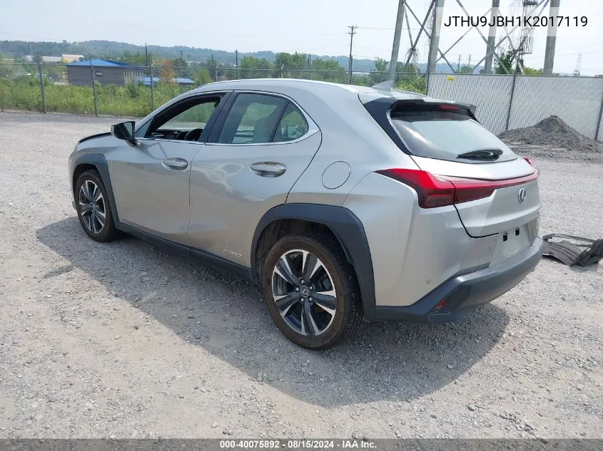 JTHU9JBH1K2017119 2019 Lexus Ux 250H