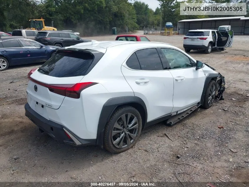 JTHY3JBH0K2005305 2019 Lexus Ux 200 F Sport