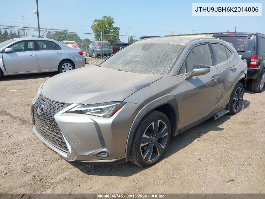 2019 Lexus Ux 250H VIN: JTHU9JBH6K2014006 Lot: 40346745