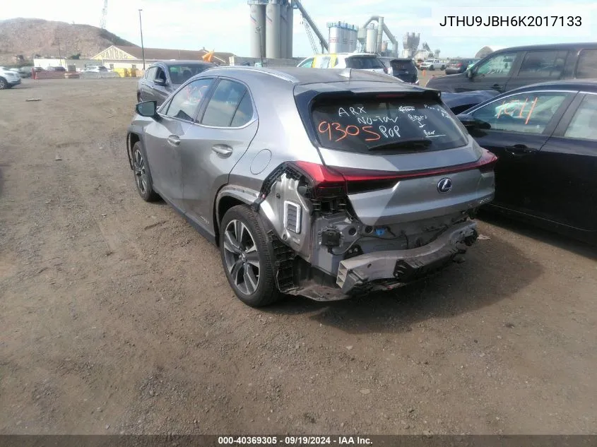 JTHU9JBH6K2017133 2019 Lexus Ux 250H