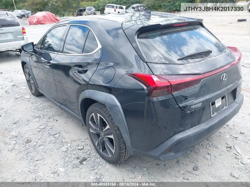 JTHY3JBH4K2017330 2019 Lexus Ux 200