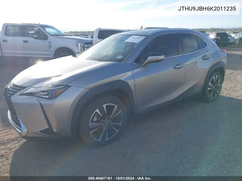 2019 Lexus Ux 250H VIN: JTHU9JBH6K2011235 Lot: 40407161