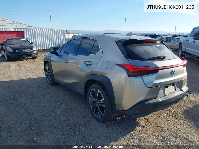 2019 Lexus Ux 250H VIN: JTHU9JBH6K2011235 Lot: 40407161