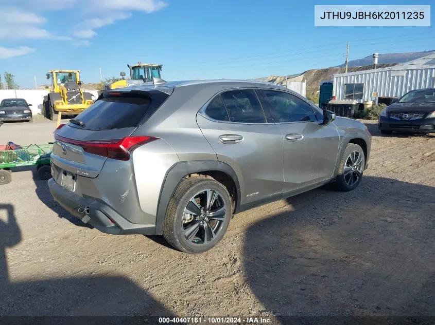 2019 Lexus Ux 250H VIN: JTHU9JBH6K2011235 Lot: 40407161