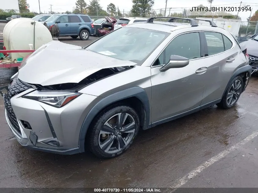 2019 Lexus Ux 200 VIN: JTHY3JBH1K2013994 Lot: 40770720