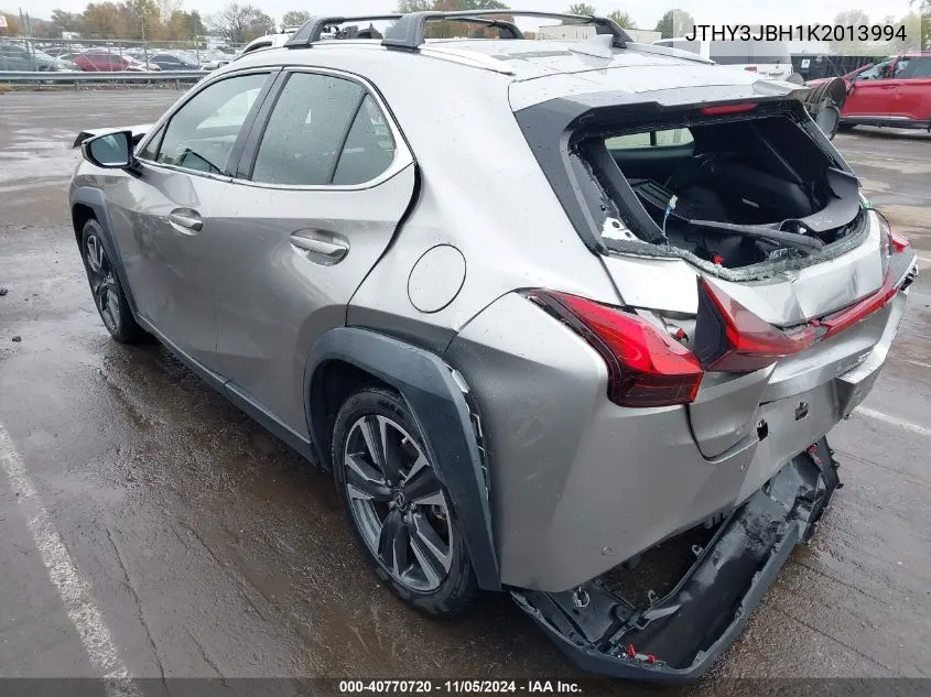 2019 Lexus Ux 200 VIN: JTHY3JBH1K2013994 Lot: 40770720