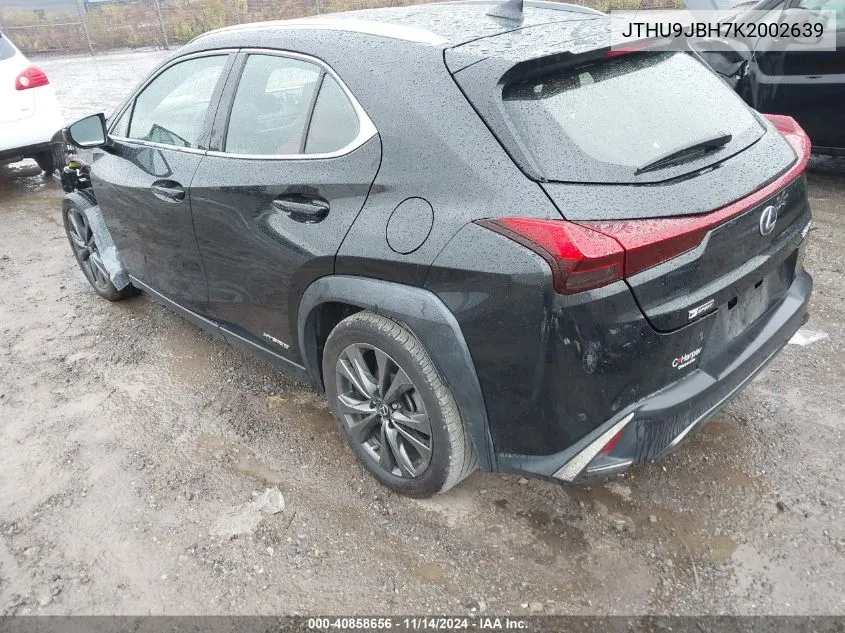 2019 Lexus Ux 250H F Sport VIN: JTHU9JBH7K2002639 Lot: 40858656