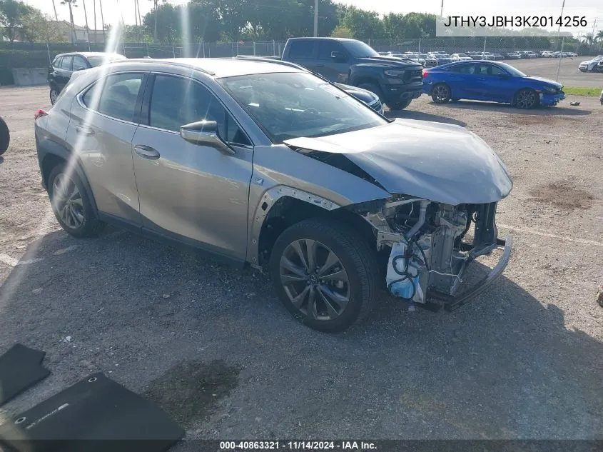 2019 Lexus Ux 200 F Sport VIN: JTHY3JBH3K2014256 Lot: 40863321