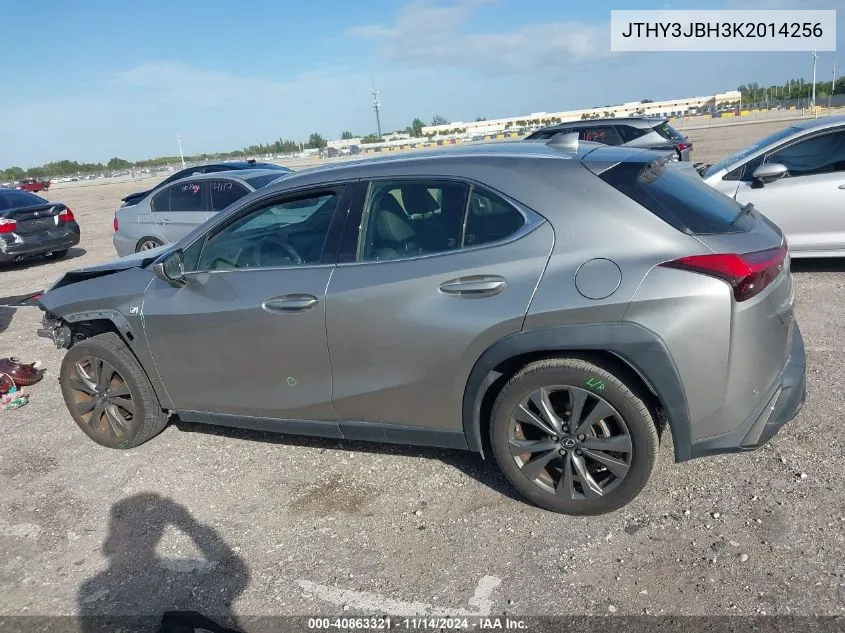 2019 Lexus Ux 200 F Sport VIN: JTHY3JBH3K2014256 Lot: 40863321