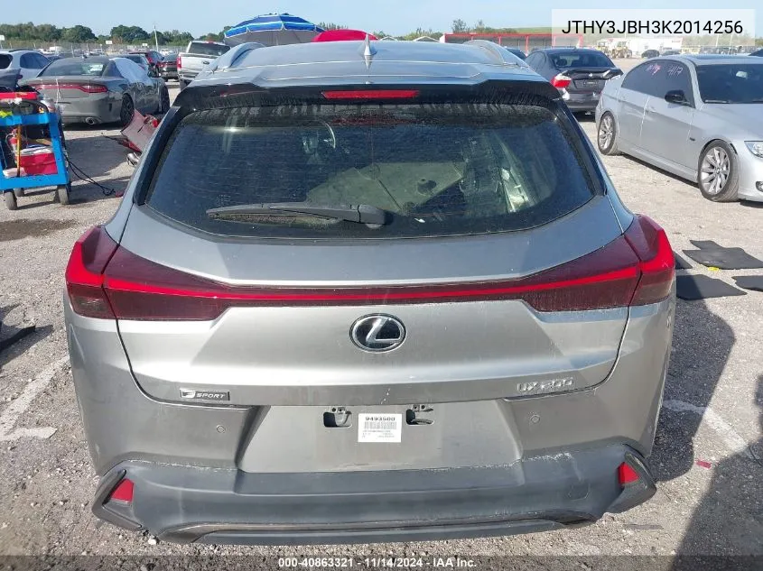 2019 Lexus Ux 200 F Sport VIN: JTHY3JBH3K2014256 Lot: 40863321