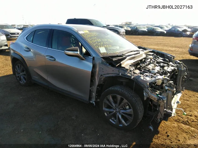 2020 Lexus Ux VIN: JTHR9JBH0L2027163 Lot: 12084964