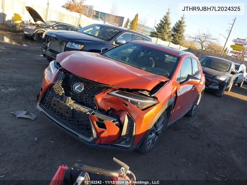 2020 Lexus Ux 250H VIN: JTHR9JBH7L2024325 Lot: 12152242