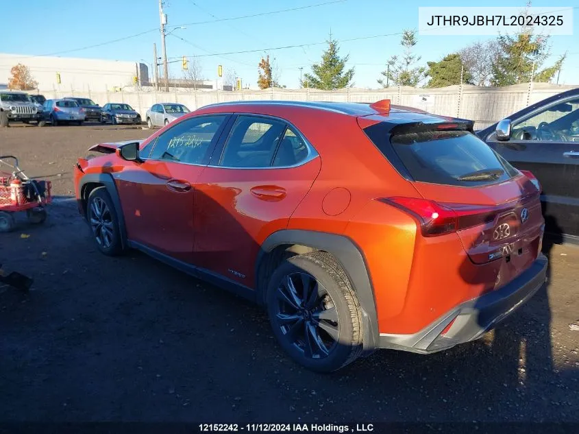 2020 Lexus Ux 250H VIN: JTHR9JBH7L2024325 Lot: 12152242