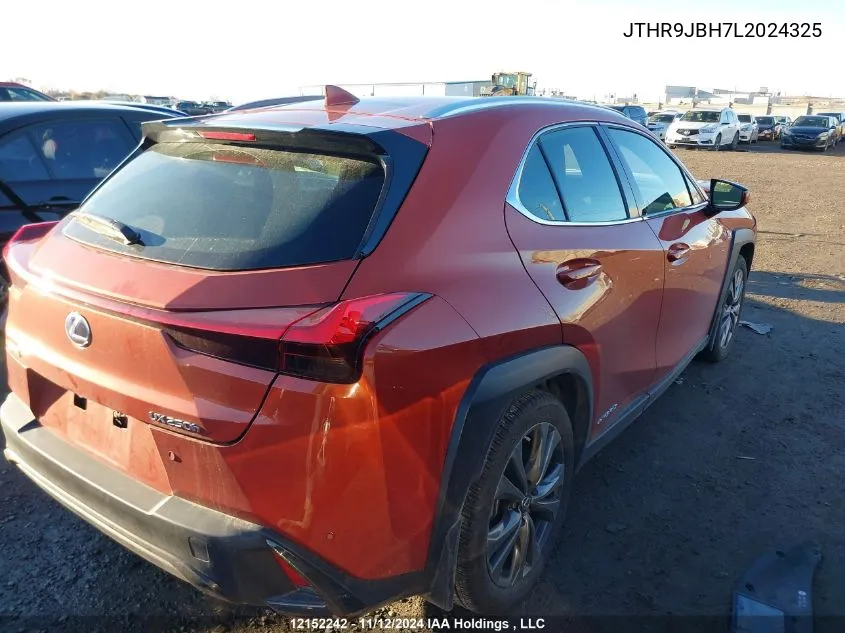 2020 Lexus Ux 250H VIN: JTHR9JBH7L2024325 Lot: 12152242