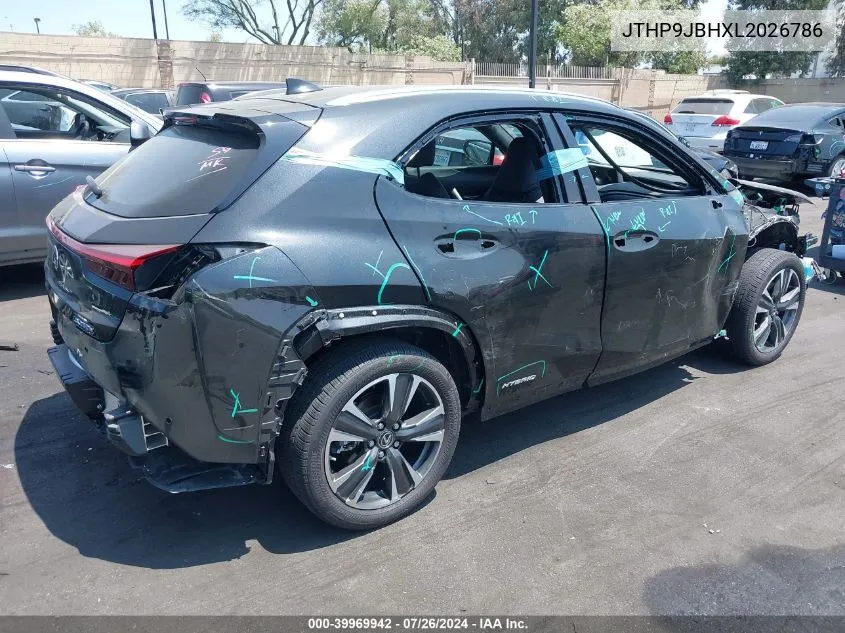 JTHP9JBHXL2026786 2020 Lexus Ux 250H