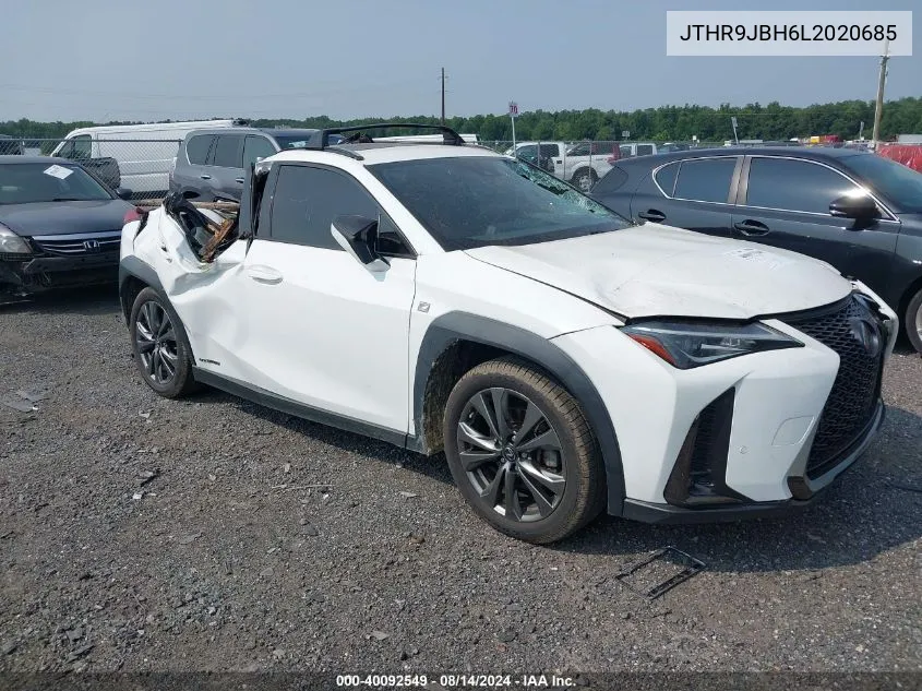 2020 Lexus Ux 250H F Sport VIN: JTHR9JBH6L2020685 Lot: 40092549