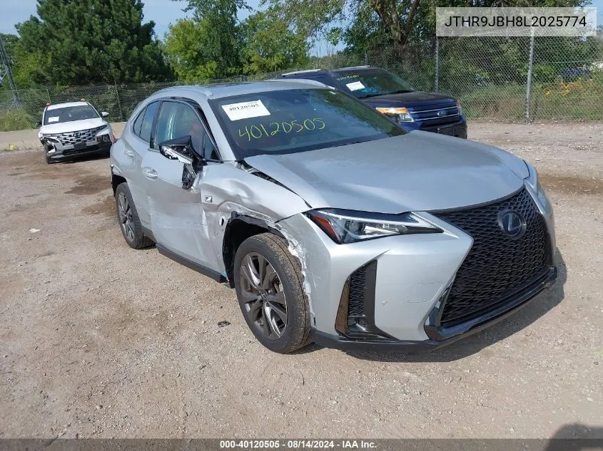 2020 Lexus Ux 250H F Sport VIN: JTHR9JBH8L2025774 Lot: 40120505