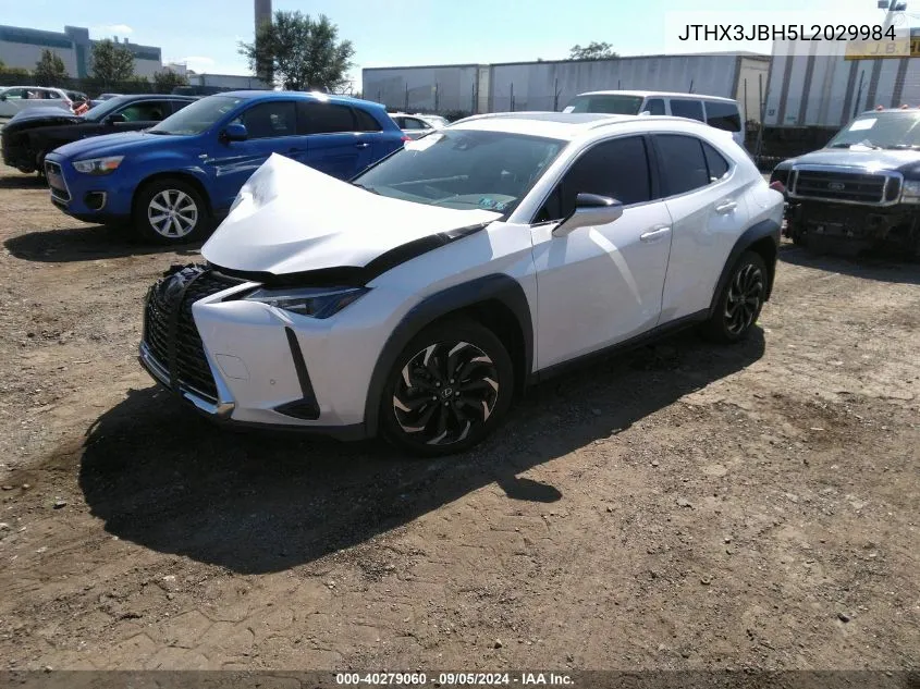 JTHX3JBH5L2029984 2020 Lexus Ux 200