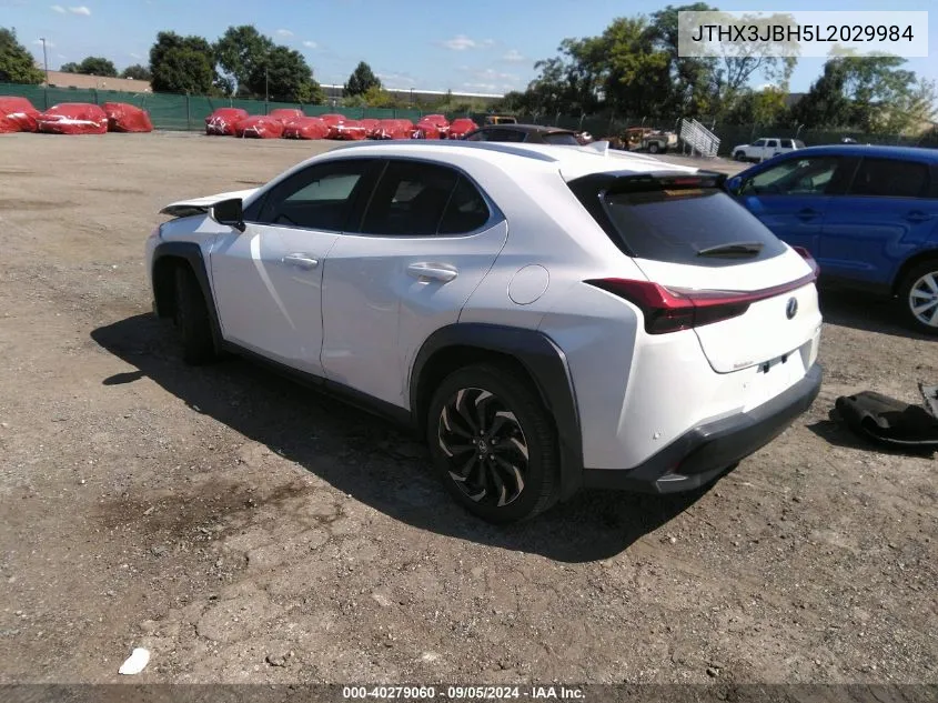 JTHX3JBH5L2029984 2020 Lexus Ux 200