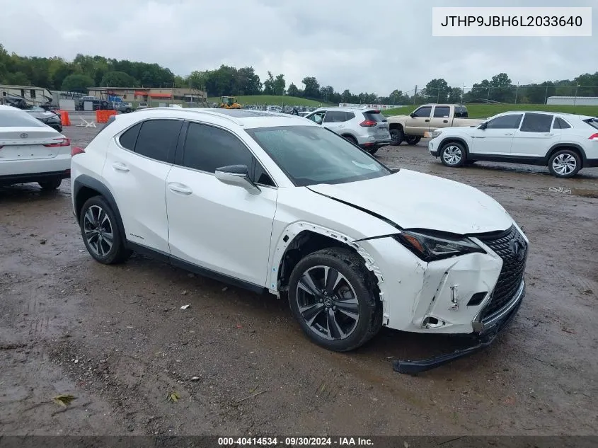 JTHP9JBH6L2033640 2020 Lexus Ux Ux 250H