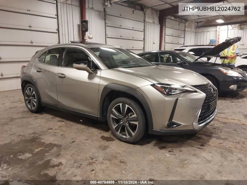 2020 Lexus Ux 250H VIN: JTHP9JBH8L2024762 Lot: 40784959