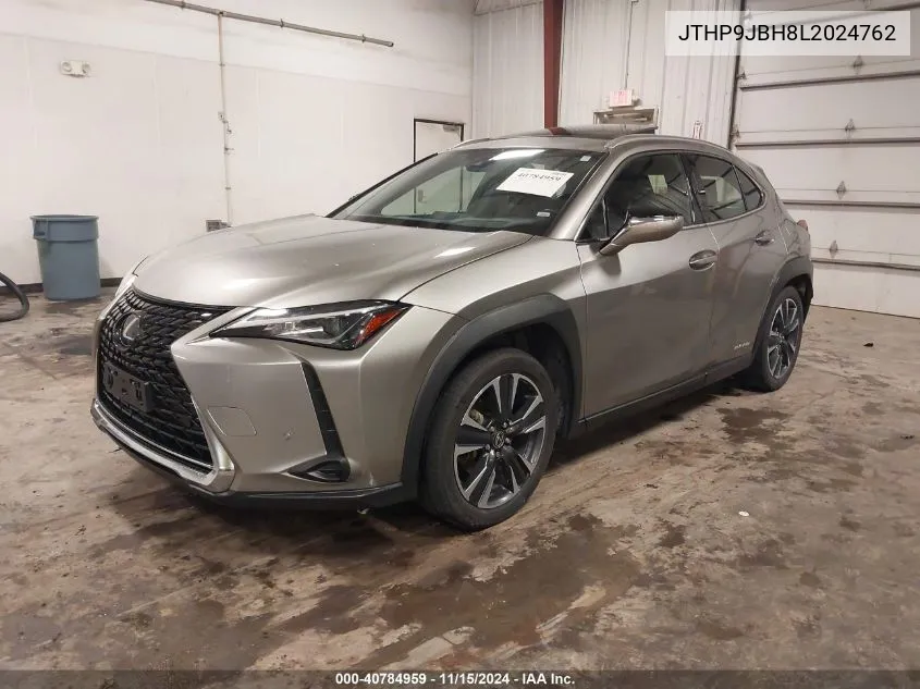 2020 Lexus Ux 250H VIN: JTHP9JBH8L2024762 Lot: 40784959