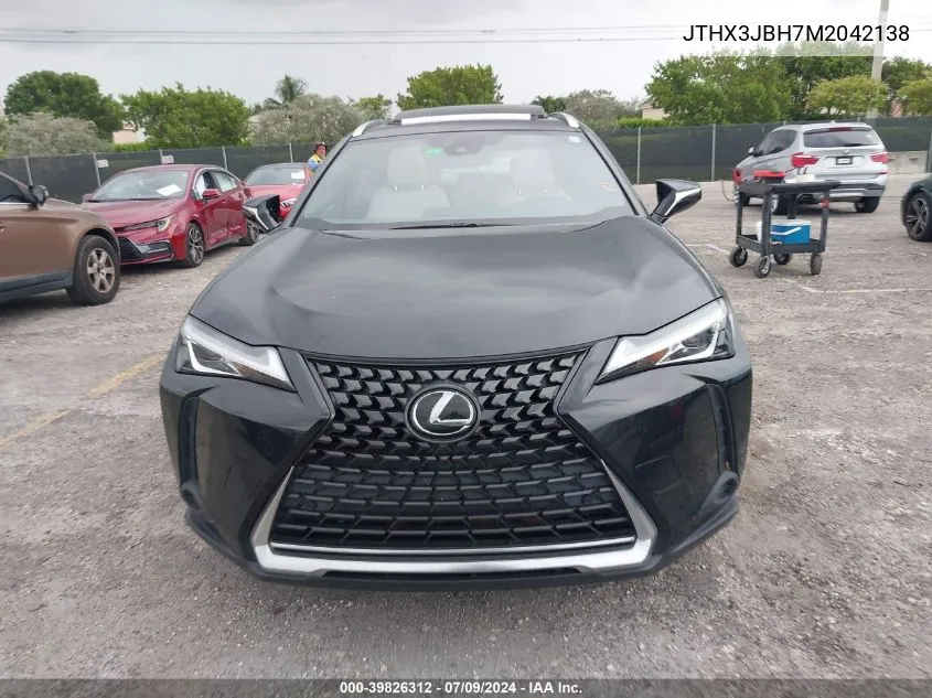 JTHX3JBH7M2042138 2021 Lexus Ux 200