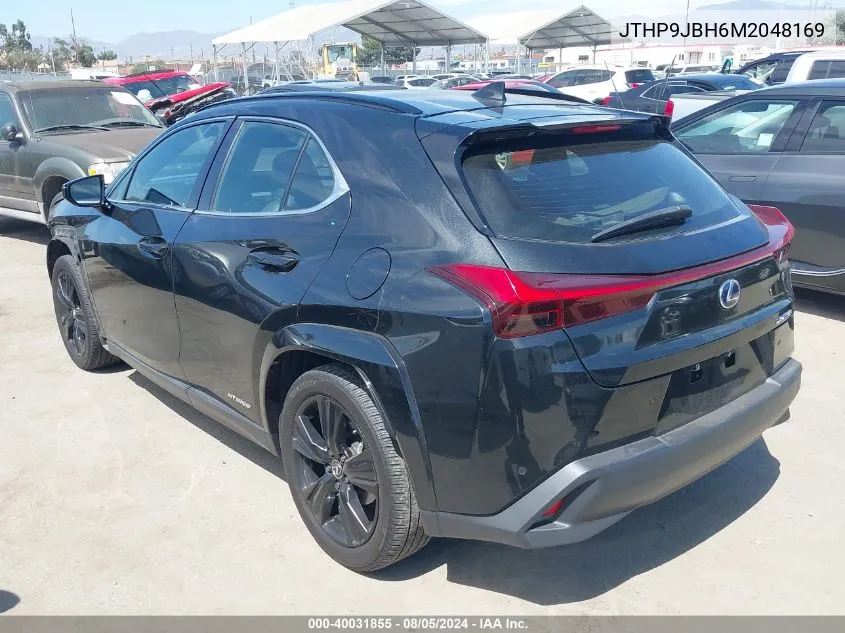 2021 Lexus Ux 250H VIN: JTHP9JBH6M2048169 Lot: 40031855