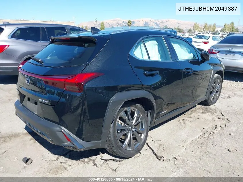 JTHE9JBH0M2049387 2021 Lexus Ux 250H F Sport