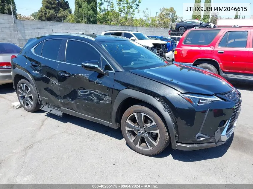 2021 Lexus Ux 250H VIN: JTHX9JBH4M2046615 Lot: 40265175