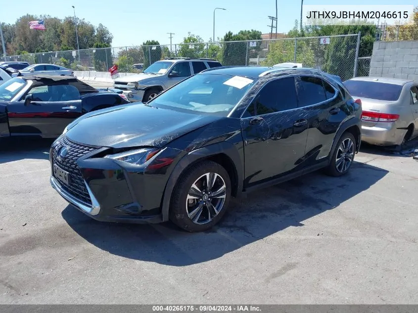 JTHX9JBH4M2046615 2021 Lexus Ux 250H