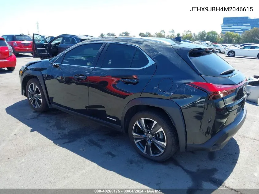 2021 Lexus Ux 250H VIN: JTHX9JBH4M2046615 Lot: 40265175