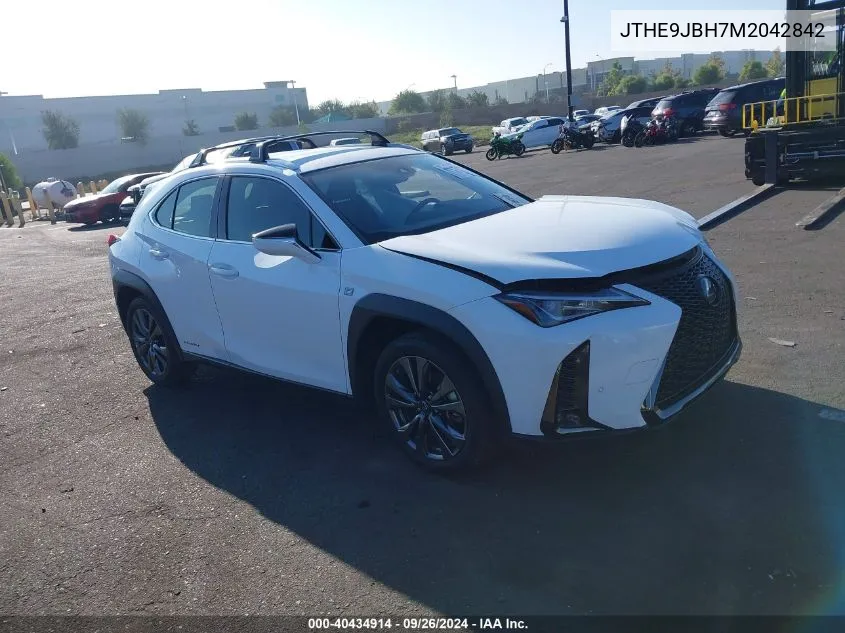 2021 Lexus Ux 250H F Sport VIN: JTHE9JBH7M2042842 Lot: 40434914