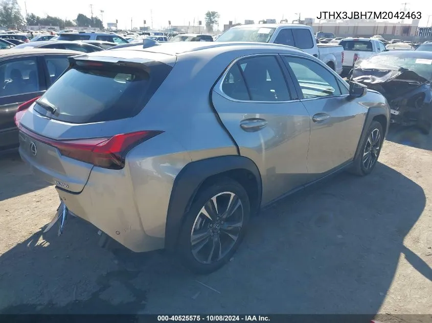 2021 Lexus Ux 200 VIN: JTHX3JBH7M2042463 Lot: 40525575