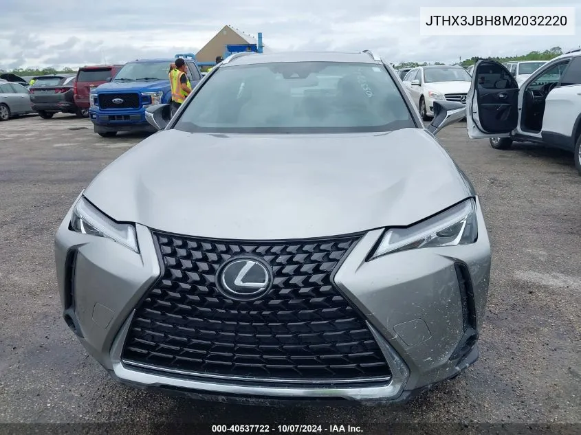 2021 Lexus Ux 200 VIN: JTHX3JBH8M2032220 Lot: 40537722