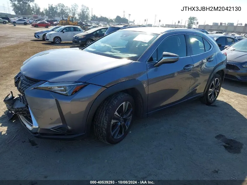 2021 Lexus Ux 200 VIN: JTHX3JBH2M2042130 Lot: 40539293